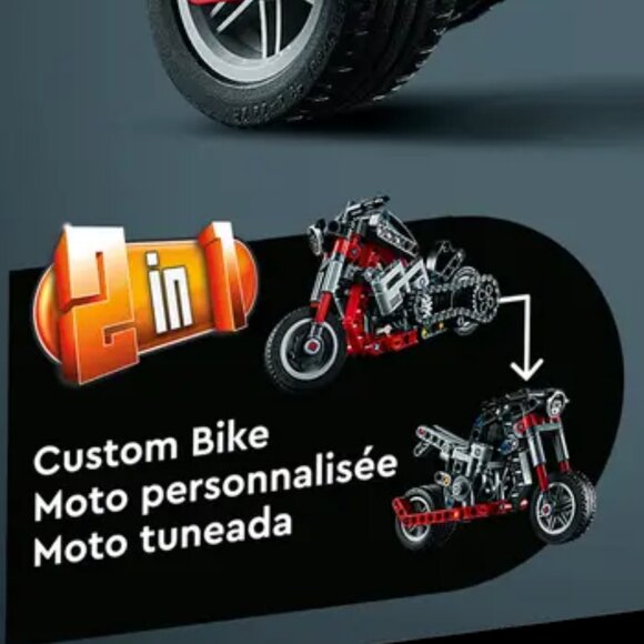 Brand New Lego Technic 2 in 1 Motorcycle to Adventure Bike 42132 - Picture 3 of 8